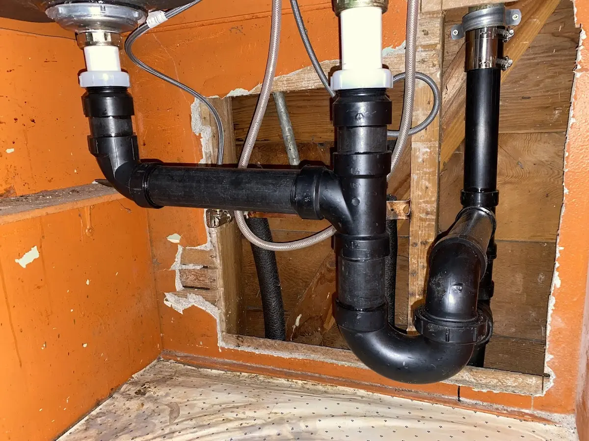 Professional Plumbing Inspection equipment and tools on the job in Clive